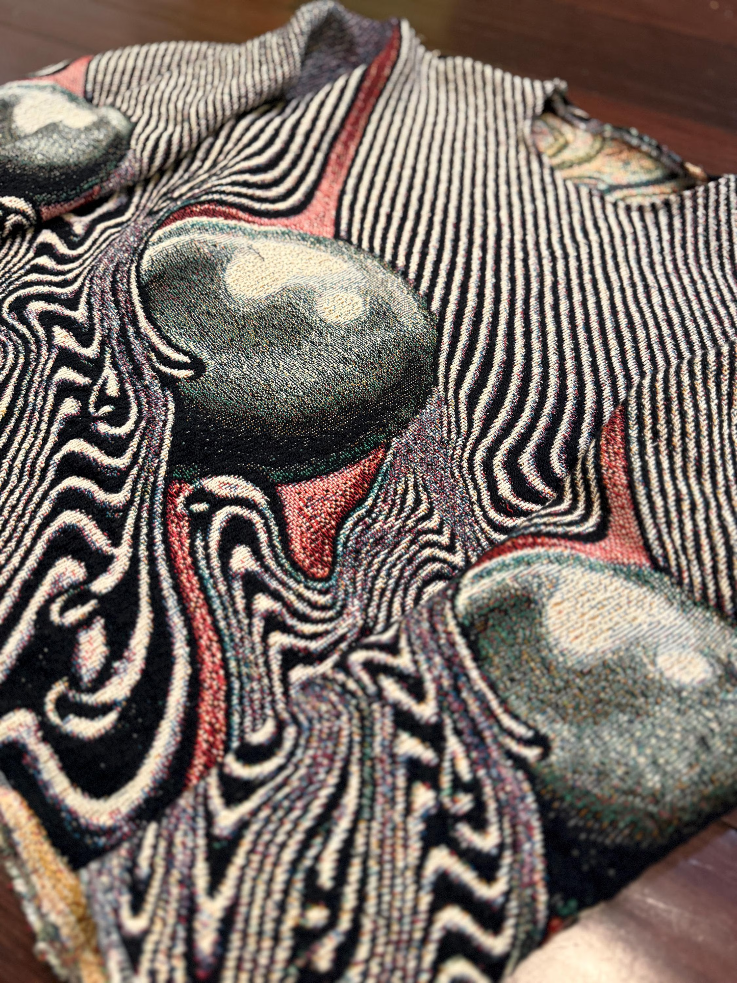 Tame Impala woven tapestry crewneck